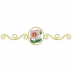 Flower Pillowcase Borders 10 machine embroidery designs