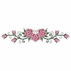 Colorful Flower Borders machine embroidery designs