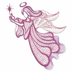 Rippled Colorful Angels 07(Sm) machine embroidery designs