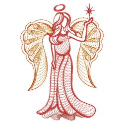 Rippled Colorful Angels 10(Lg) machine embroidery designs