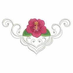 Heirloom Flower Borders(Md) machine embroidery designs