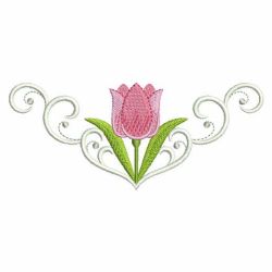 Heirloom Flower Borders 03(Md) machine embroidery designs