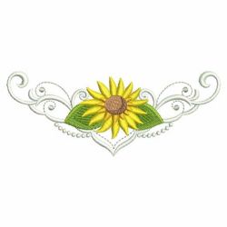 Heirloom Flower Borders 09(Sm) machine embroidery designs