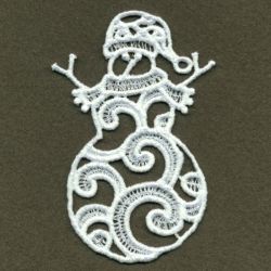 FSL Flourish Snowman 01 machine embroidery designs