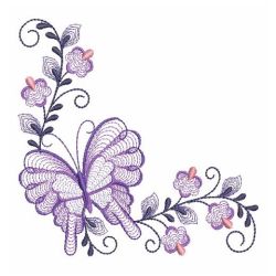 Rippled Butterfly Corners 05(Sm) machine embroidery designs
