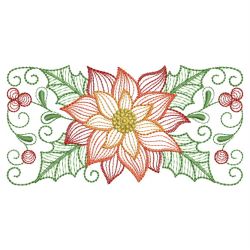 Rippled Poinsettia 07(Sm) machine embroidery designs