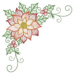 Rippled Poinsettia 14(Sm) machine embroidery designs