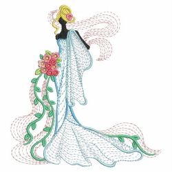 Rippled Wedding Girls(Lg) machine embroidery designs