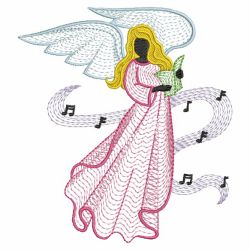 Rippled Angels 02(Lg) machine embroidery designs