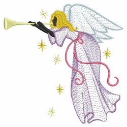 Rippled Angels 03(Lg) machine embroidery designs