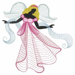 Rippled Angels 09(Lg) machine embroidery designs