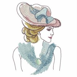 Watercolor Lady 01(Md) machine embroidery designs