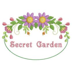 Colorful Secret Garden(Lg) machine embroidery designs