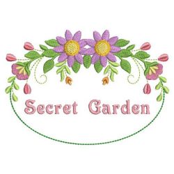 Colorful Secret Garden(Lg) machine embroidery designs