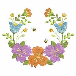 Colorful Secret Garden 05(Md) machine embroidery designs