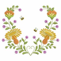 Colorful Secret Garden 08(Md) machine embroidery designs