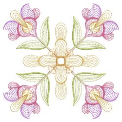 Rippled Fancy Flower Quilts 07(Sm) machine embroidery designs