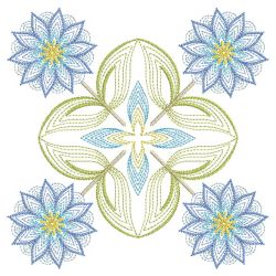 Rippled Fancy Flower Quilts 10(Sm) machine embroidery designs
