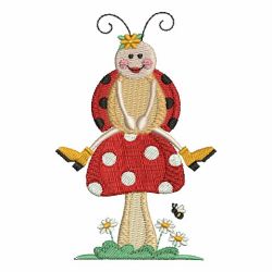 Mrs Ladybug 02 machine embroidery designs
