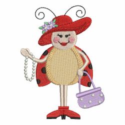Mrs Ladybug 04 machine embroidery designs