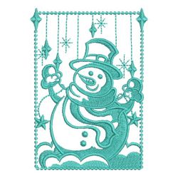 Silhouette Snowman 04 machine embroidery designs