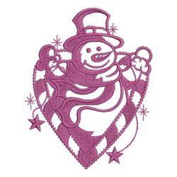 Silhouette Snowman 08 machine embroidery designs