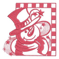 Silhouette Snowman 09