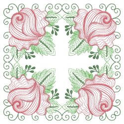 Rippled Heirloom Roses 06(Md) machine embroidery designs