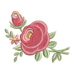 Heirloom Red Rose(Md) machine embroidery designs