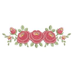 Heirloom Red Rose 04(Sm) machine embroidery designs