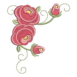 Heirloom Red Rose 09(Sm) machine embroidery designs