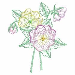 Rippled Colorful Pansies 02(Sm) machine embroidery designs