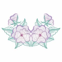 Rippled Colorful Pansies 04(Lg) machine embroidery designs