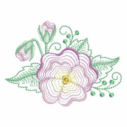 Rippled Colorful Pansies 11(Sm) machine embroidery designs