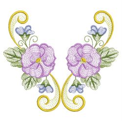 Rippled Phalaenopsis 06(Sm) machine embroidery designs