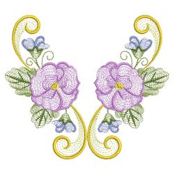 Rippled Phalaenopsis 06(Lg) machine embroidery designs