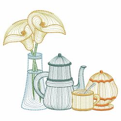 Rippled Coffee Time(Lg) machine embroidery designs