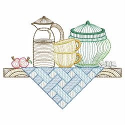 Rippled Coffee Time 02(Md) machine embroidery designs