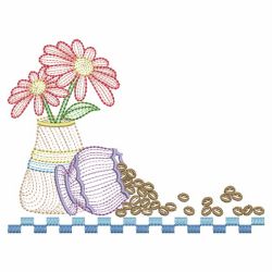 Rippled Coffee Time 06(Lg) machine embroidery designs