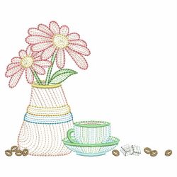 Rippled Coffee Time 08(Sm) machine embroidery designs