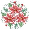 Watercolor Christmas Poinsettia 03(Md)