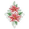 Watercolor Christmas Poinsettia 10(Md)
