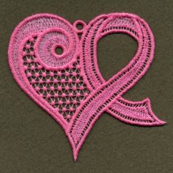 FSL Pink Ribbon Ornaments 03 machine embroidery designs