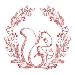 Redwork Forest animals 01(Sm) machine embroidery designs