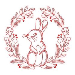 Redwork Forest animals 06(Lg) machine embroidery designs