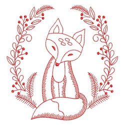 Redwork Forest animals 09(Sm) machine embroidery designs