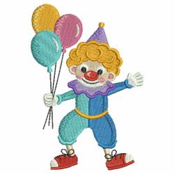 Circus Clown 07 machine embroidery designs