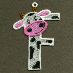 FSL Cow Alphabet 06 machine embroidery designs