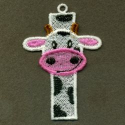 FSL Cow Alphabet 09 machine embroidery designs