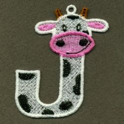 FSL Cow Alphabet 10 machine embroidery designs
